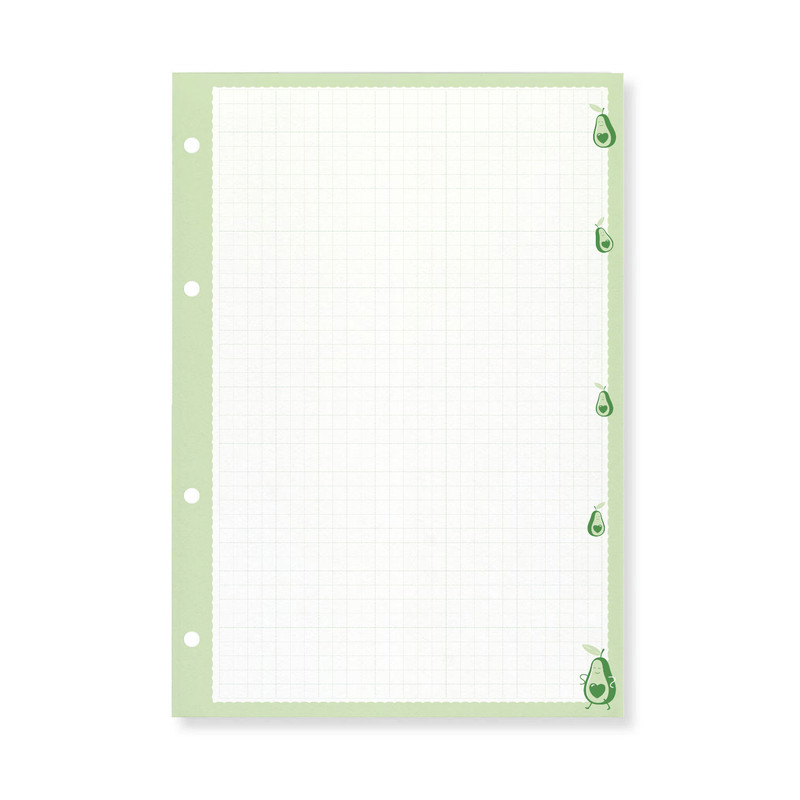 Сменный блоки на кольцах, А5, 50 листов, клетка