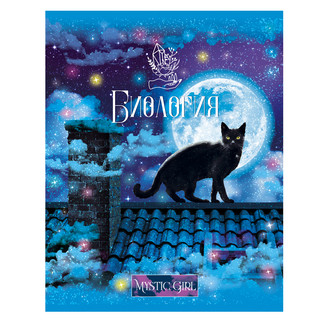 Тетрадь предметная Биология 'Mystic girl' 48 листов