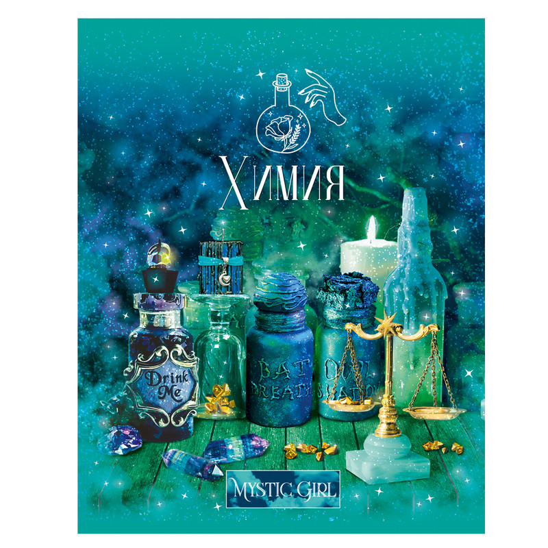 Тетрадь предметная Химия 'Mystic girl' 48 листов