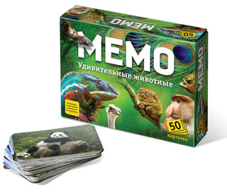 Нескучные игры Обучающая игра Мемо Удивительные животные 2