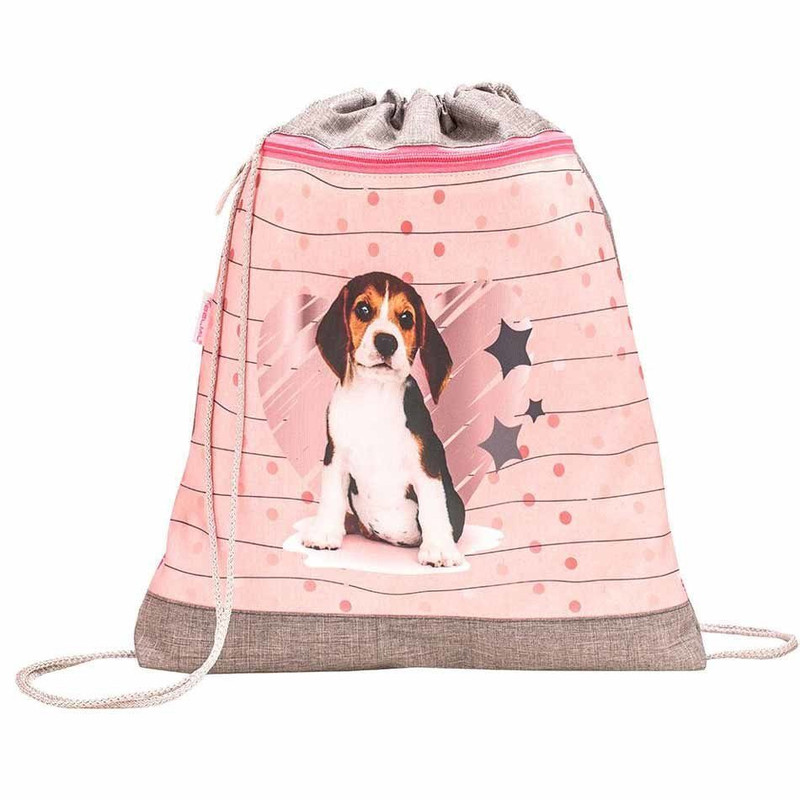 Мешок для обуви Lovely Beagle, 2 отделения, артикул 336-91