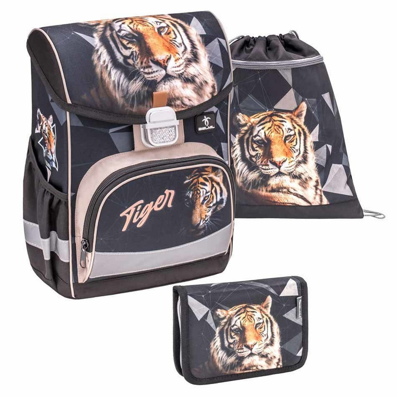 Ранец Tiger с наполнением, CLICK Set, 405-45/907, 3 предмета