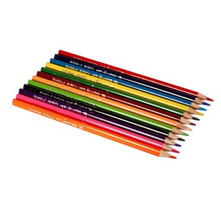 Карандаши цветные 12 цветов, тубус с прозрачной крышкой (YL191116-12) 2