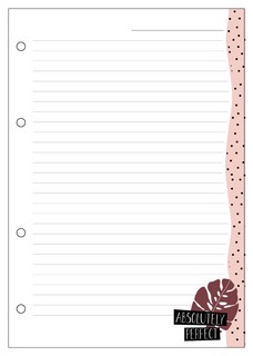 Сменный блок 'Abstract' 50 л, линейка, 140х200 мм, Be Smart (N2704)