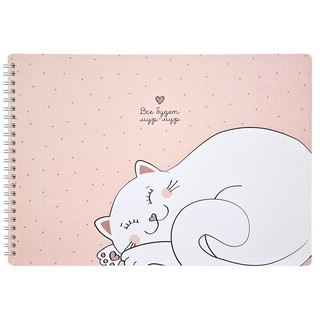 Альбом для рисования 40 л, 299х210 мм, мягкий переплет, спира...