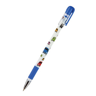 Ручка шариковая 'MagicWrite. Яркие машинки', 0,5 мм, синяя