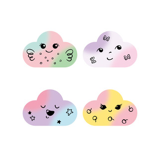 Ластик 'Радужные облачка', 1 штука GSF