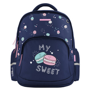 Рюкзак с эргономичной спинкой 'My sweet' (макаруны) синий 1