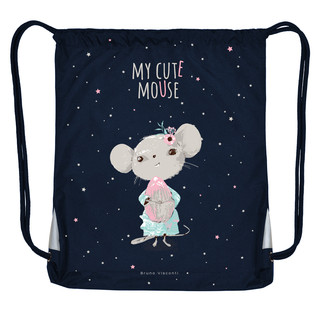 Мешок для обуви синий 'Мышонок' 35х45 см