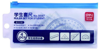 Набор линеек 'Deli', цвет: прозрачный, арт. E9597