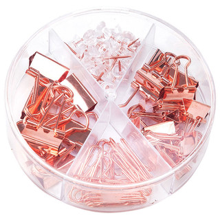 Набор мелкоофисный DELI 78553, гвоздики 20шт, скрепки 30шт, м...