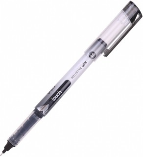 Ручка-роллер DELI Touch EQ20120, 0.5 мм, стреловидный наконечник, черный