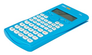 Калькулятор DELI E1710A/BLU, 10+2-разрядный, синий 3
