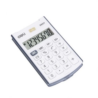 Калькулятор карманный 'Deli', 8 разрядов, цвет: синий, арт. E39217/BLUE 4