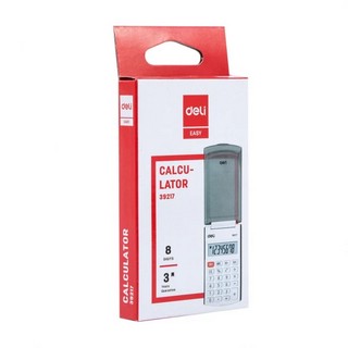 Калькулятор карманный 'Deli', 8 разрядов, цвет: синий, арт. E39217/BLUE 5