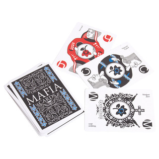 Настольная игра Мафия пластиковая карта 8