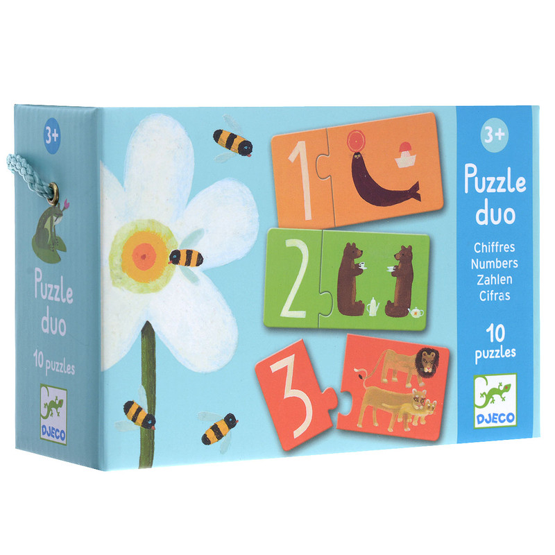 Djeco Пазл для малышей Цифры 