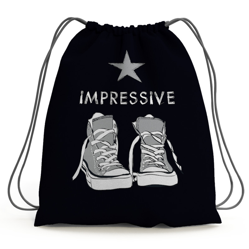 Мешок для обуви 'Кеды серые'