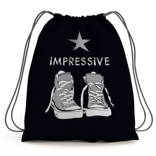 Мешок для обуви 'Кеды серые'