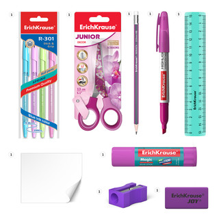 Набор настольный на вращающейся подставке ErichKrauseR Office, Pastel Mint, мятный 2