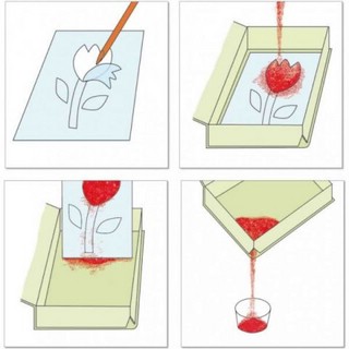 Djeco Набор для создания картины из песка 'Лес страны чудес' 4