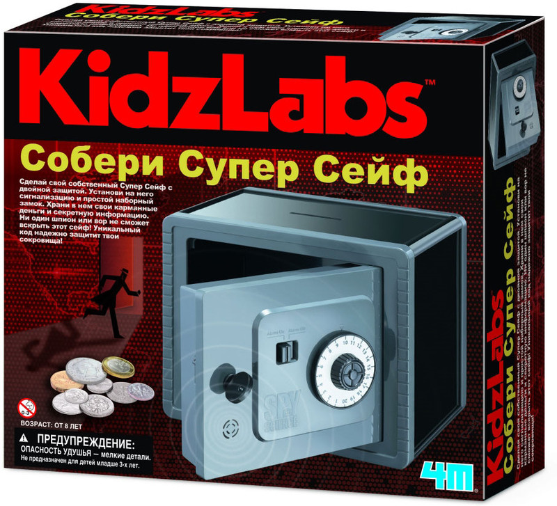 4M Набор для опытов Собери супер сейф