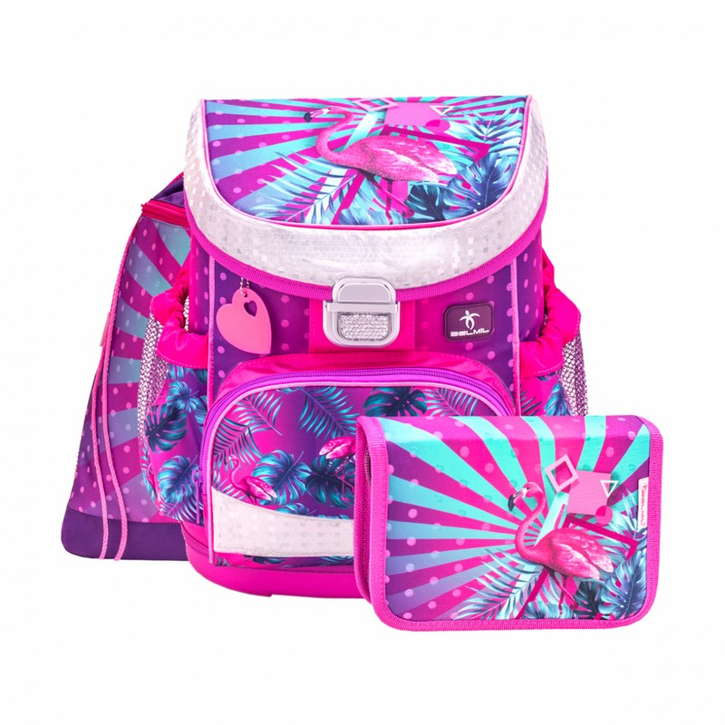 Ранец Tropical Flamingo с наполнением, артикул 405-33/9