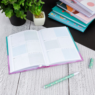 Ежедневник 'Превращай мечты в цели' Бирюзово-оранжевый, артикул KW046-000192 13