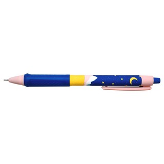 Ручка гелевая "Golden sun" линия 0.5 мм, чернила синие, Be Smart (горы)