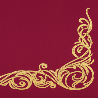 Папка адресная 'С юбилеем!' А4, бумвинил, бордовая, STAFF 'Basic', 129579 4