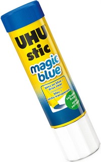 Клей-карандаш UHU Stic Magic, цвет синий, 21 г 1