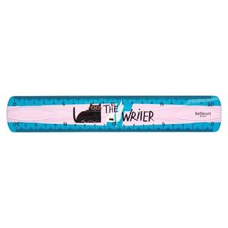 Линейка 20 см пластиковая гибкая 