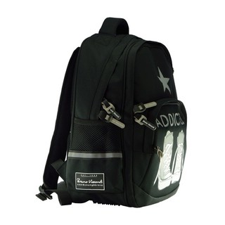 Рюкзак классический черный с эргономичной спинкой 'Кеды серые' 2