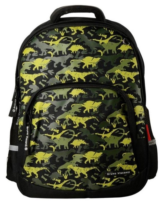 Рюкзак 'Динозавры' (паттерн) классический с эргономичной спинкой