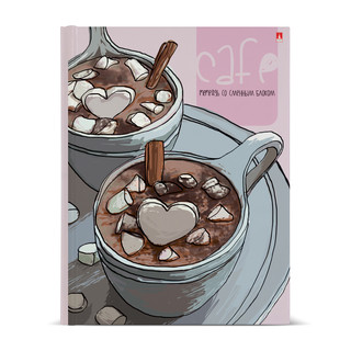 Тетрадь на кольцах со сменным блоком 'Кофемания' А5, 160 лист...