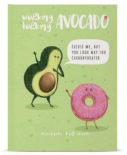 Блокнот-престиж 'Авокадо', А6, 160 листов, клетка 1