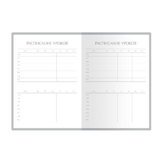 Дневник школьный 'Velvet' 48 листов, фиолетовый 6