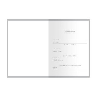 Дневник школьный 'Velvet' 48 листов, фиолетовый 4