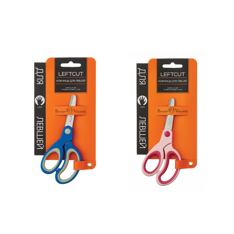 Ножницы детские для левшей 'LEFTCUT', цвет в асс. Цена за 1 шт.