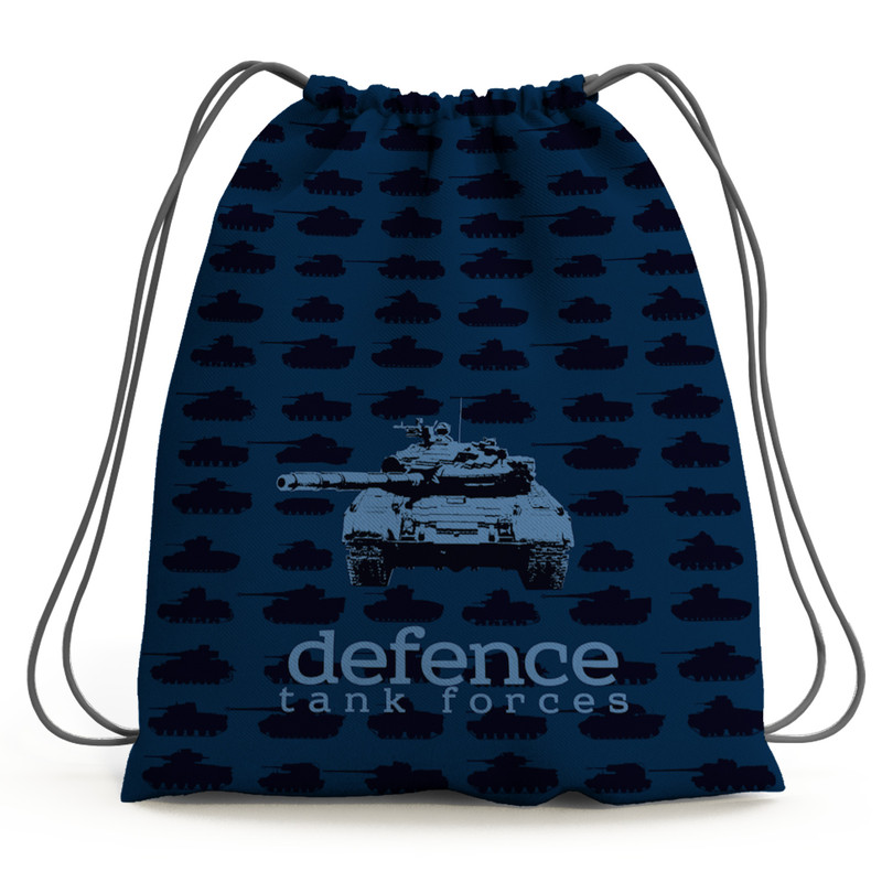 Мешок для обуви 'Танчики', цвет синий