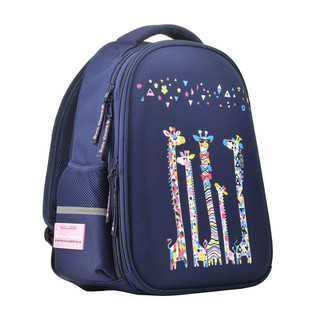 Рюкзак с эргономичной спинкой 'Жирафы. Настроение' облегченна...