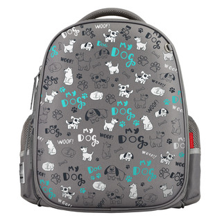 Рюкзак-капсула с эргономичной спинкой 'Щенки' серый 2
