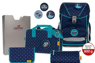 Ранец DerDieDas Ergoflex Buttons 'Звездная принцесса' 800 гр,...