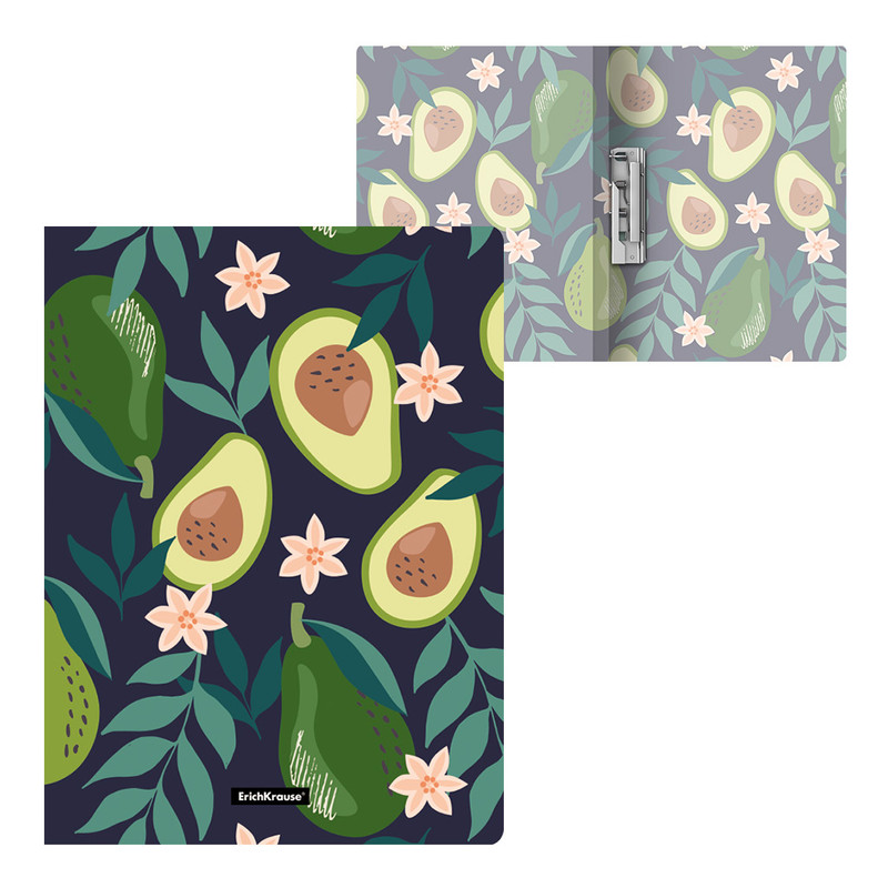 Папка с боковым зажимом пластиковая 'Avocado Dusk' А4, ErichKrause