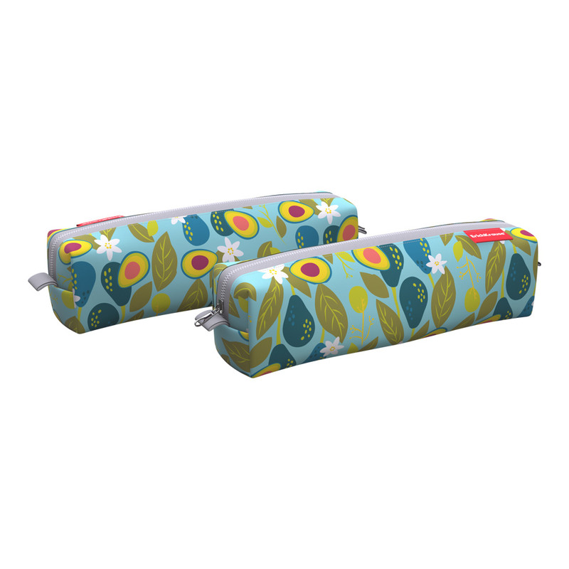 Пенал квадро mini 'Avocado Day' 21x5x5 см, ErichKrause