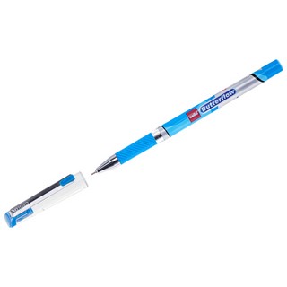 Ручка шариковая "Butterflow" синяя, 0,7мм, грип, штрих-код, Cello