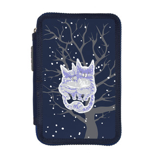 Пенал на молнии 'Нежные котики', цвет синий, Bruno Visconti 2