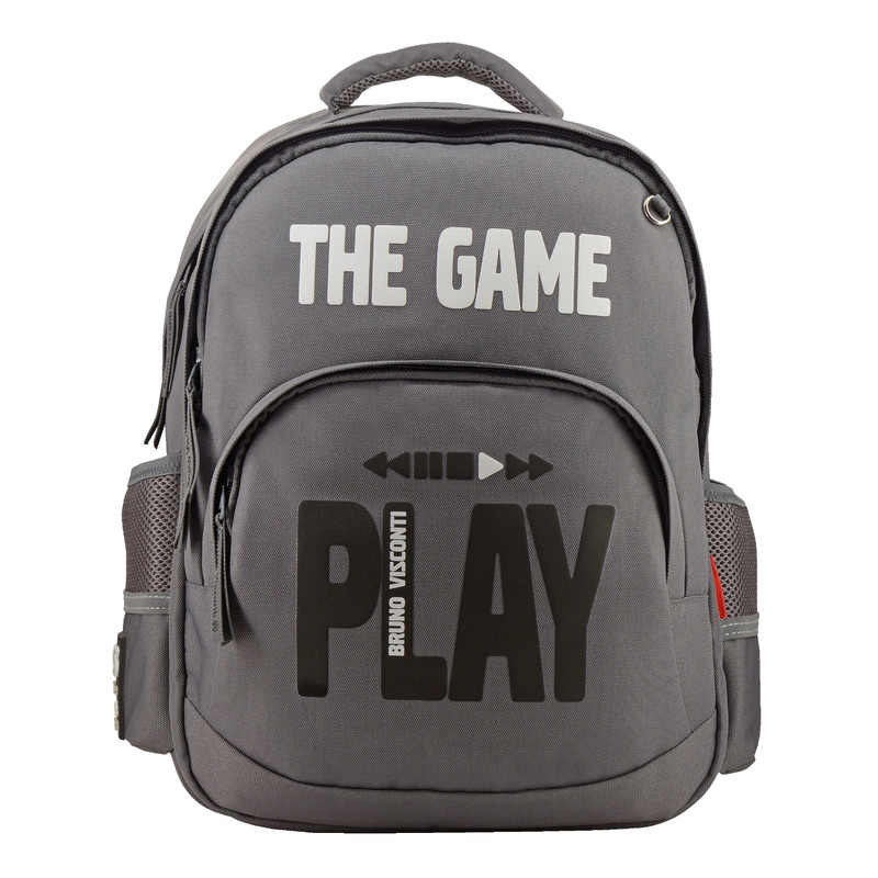 Рюкзак с эргономичной спинкой 'Play the game' серый