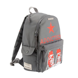 Рюкзак молодежный 'Кеды красные' серый 2