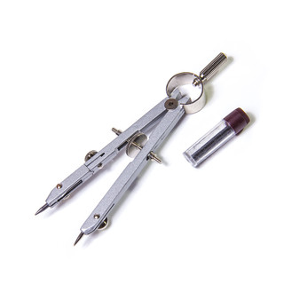 Циркуль Alingar, 2 предмета, металлический, грифель, пластиковый футляр 2